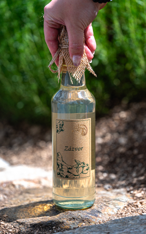 Bylinkový sirup meduňka z Bylinkarium Katov,