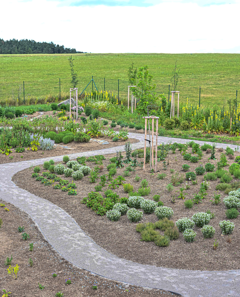 teambuilding uprostřed bylinkové zahrady v Bylinkariu Katov